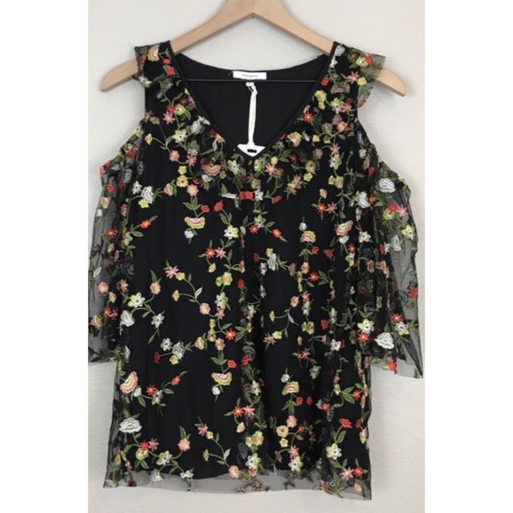 Pleione mesh floral top 🌹